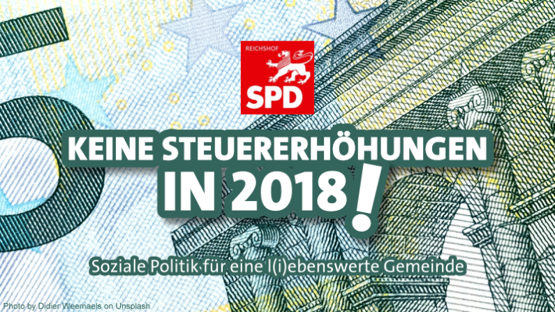 Keine Steuererhöhungen in Reichshof im Jahr 2018!